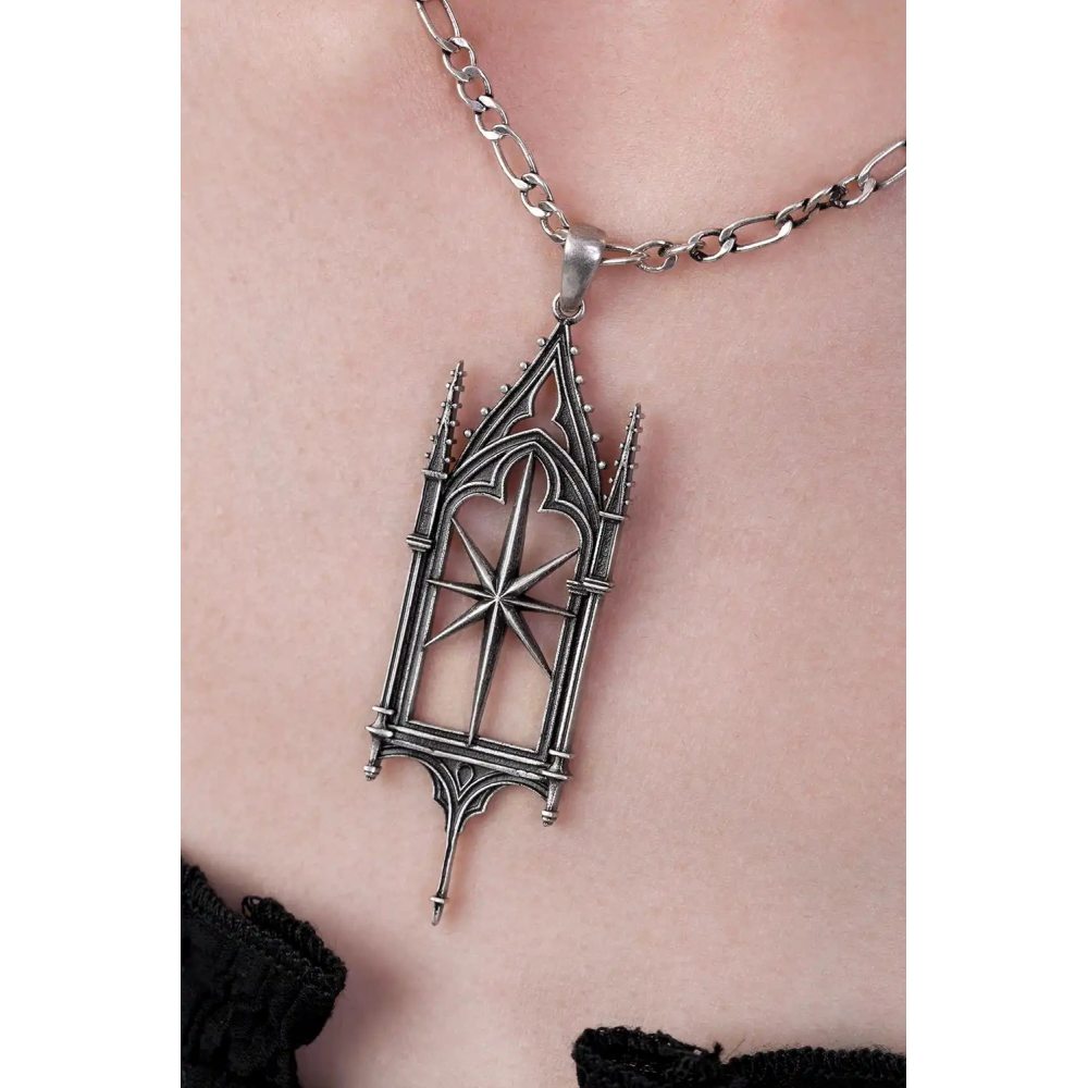 Restyle - Sanctum star Necklace - Silver coloured